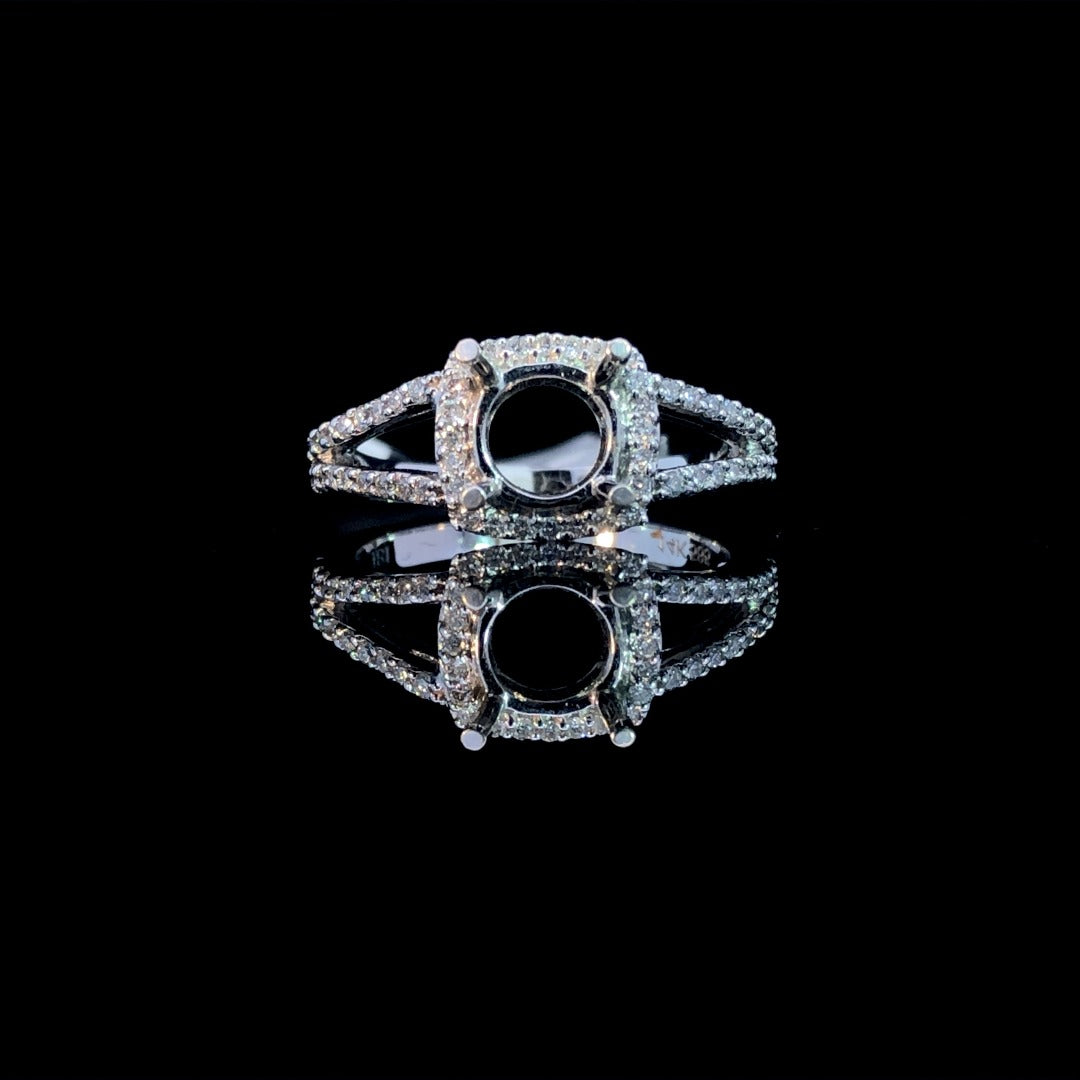 140444 - .30 ctw diamond semi mount