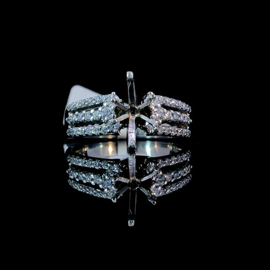 140974 - .51 ctw diamond semi mount
