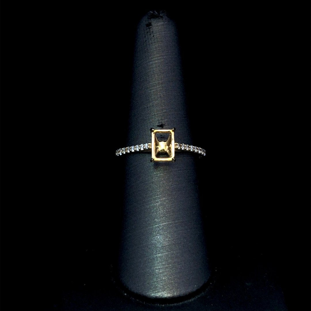 162561 - .22 ctw diamond semi mount