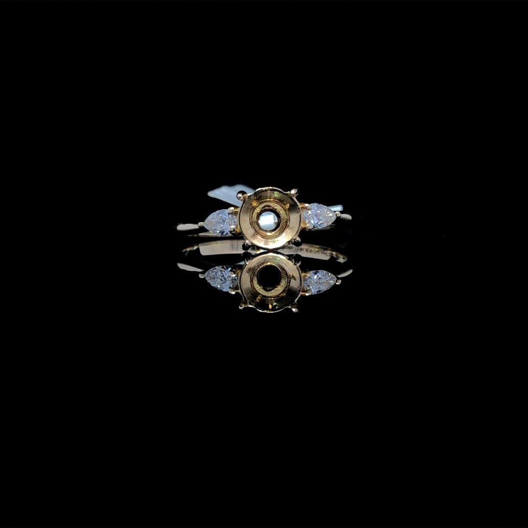 162533 - .24 ctw diamond semi mount