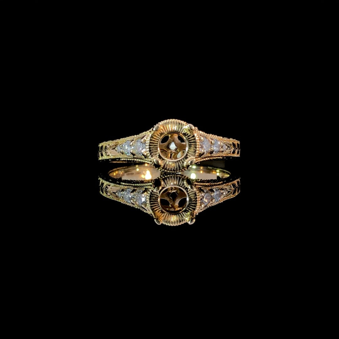 153296 - .20 ctw diamond semi mount