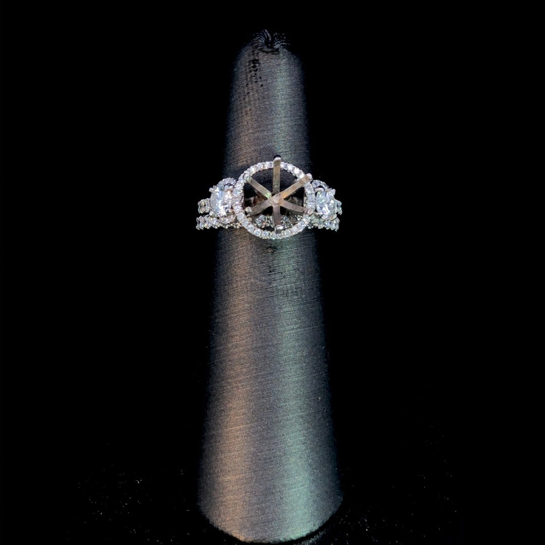 137325 - 1.21 ctw diamond semi mount