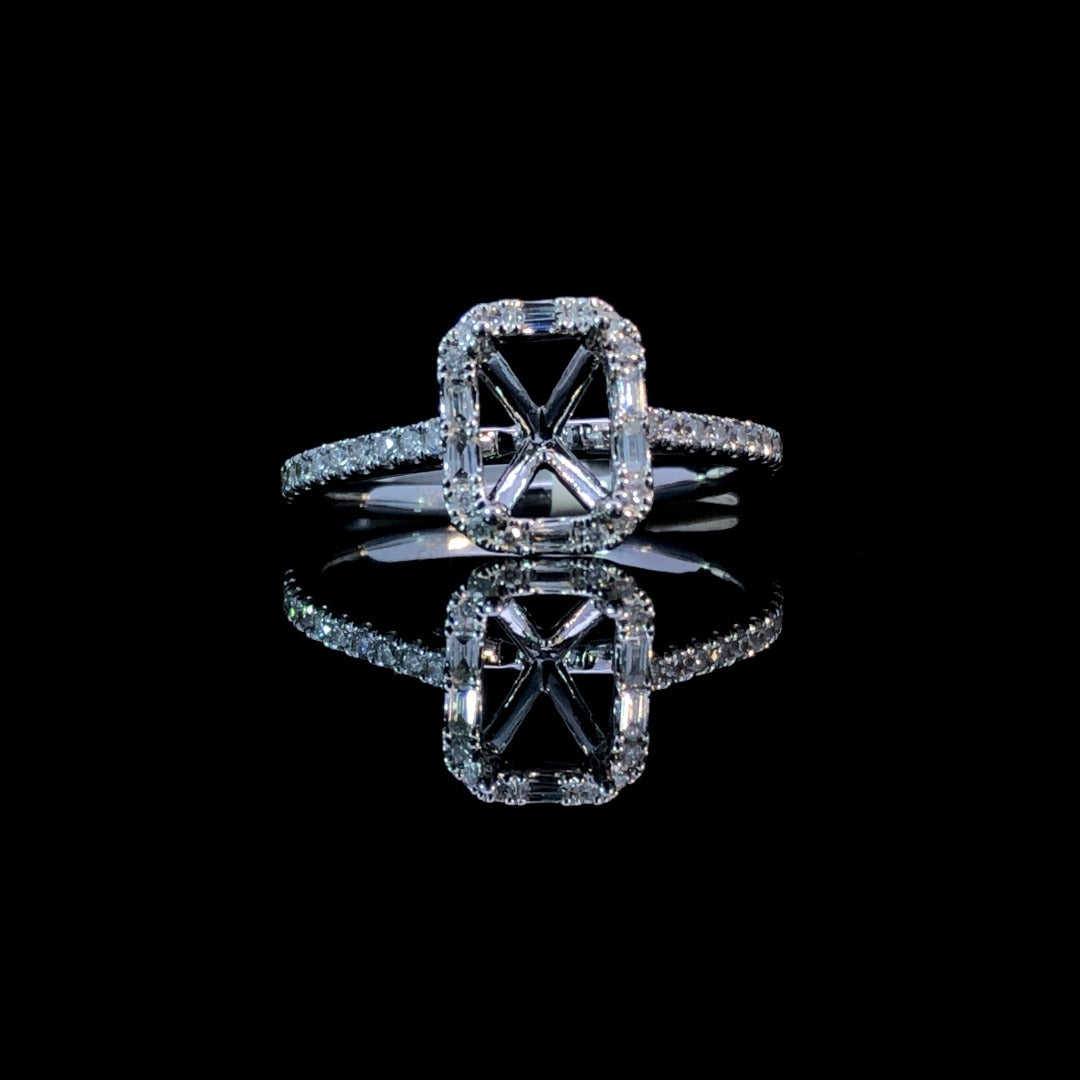162589 - .31 ctw diamond semi mount