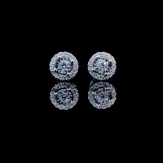 165384 - .33 ctw diamond earrings