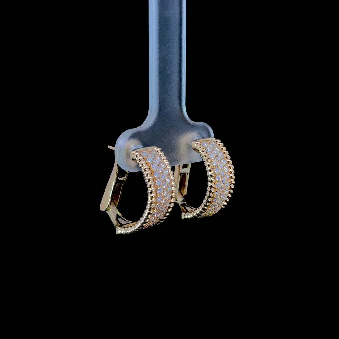 165018 - .81 ctw diamond earrings