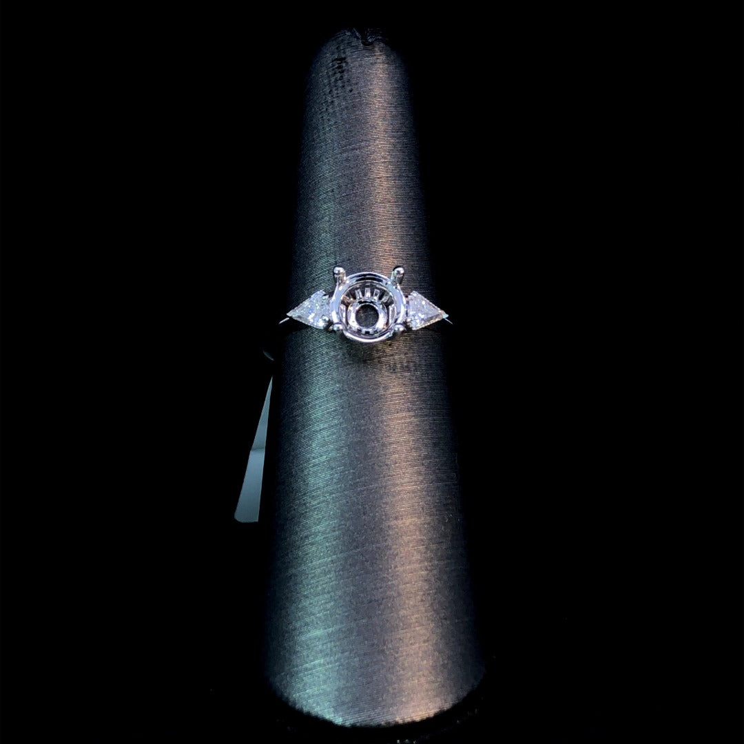 162342 - .26 ctw diamond semi mount