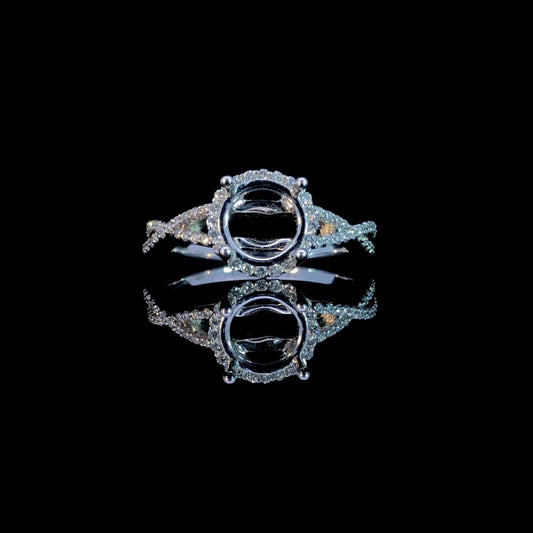 149704 - .41 ctw diamond semi mount