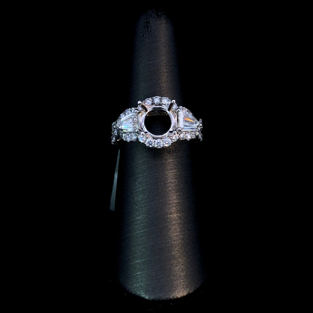 162386 - 2.34 ctw diamond semi mount