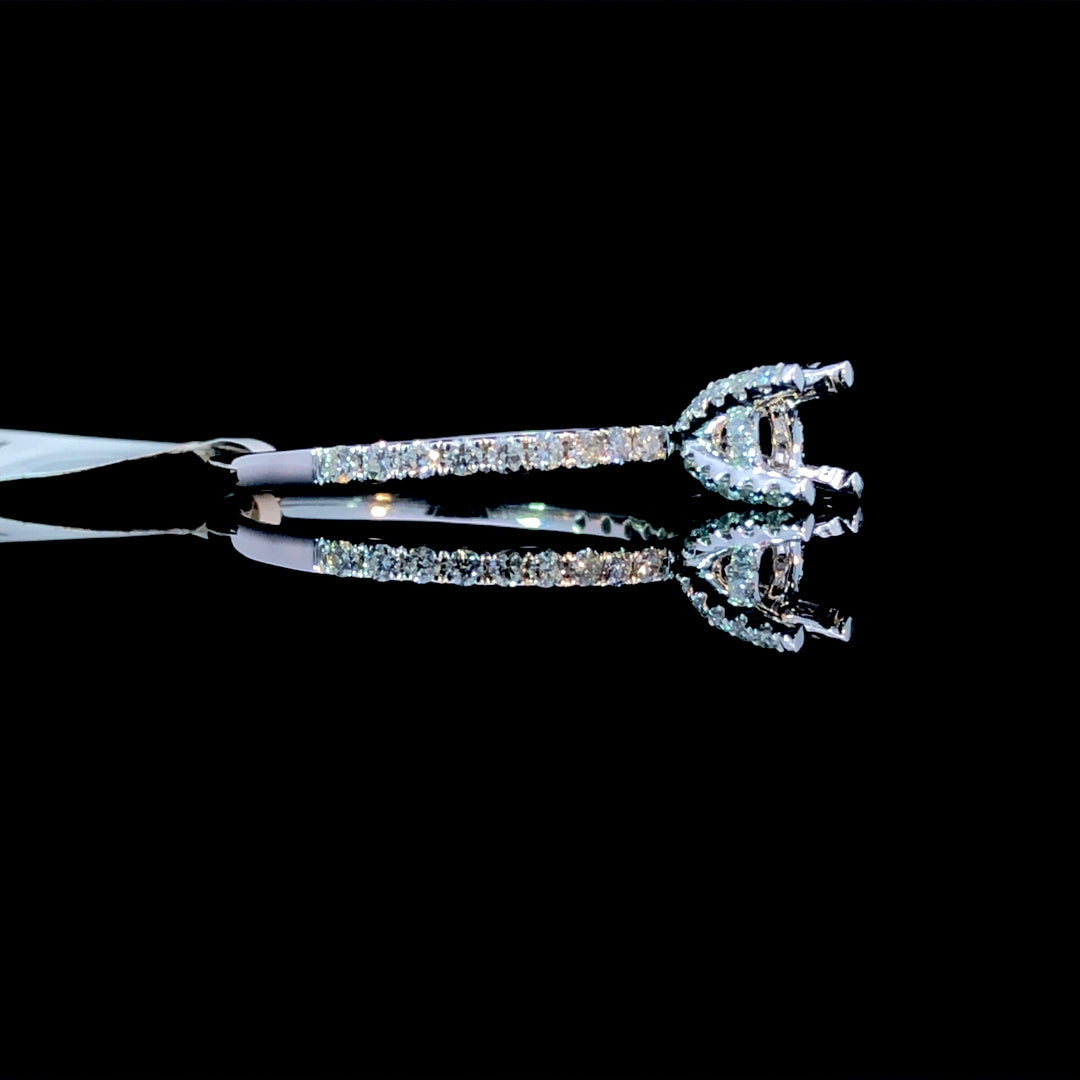 161670 - .30 ctw diamond semi mount