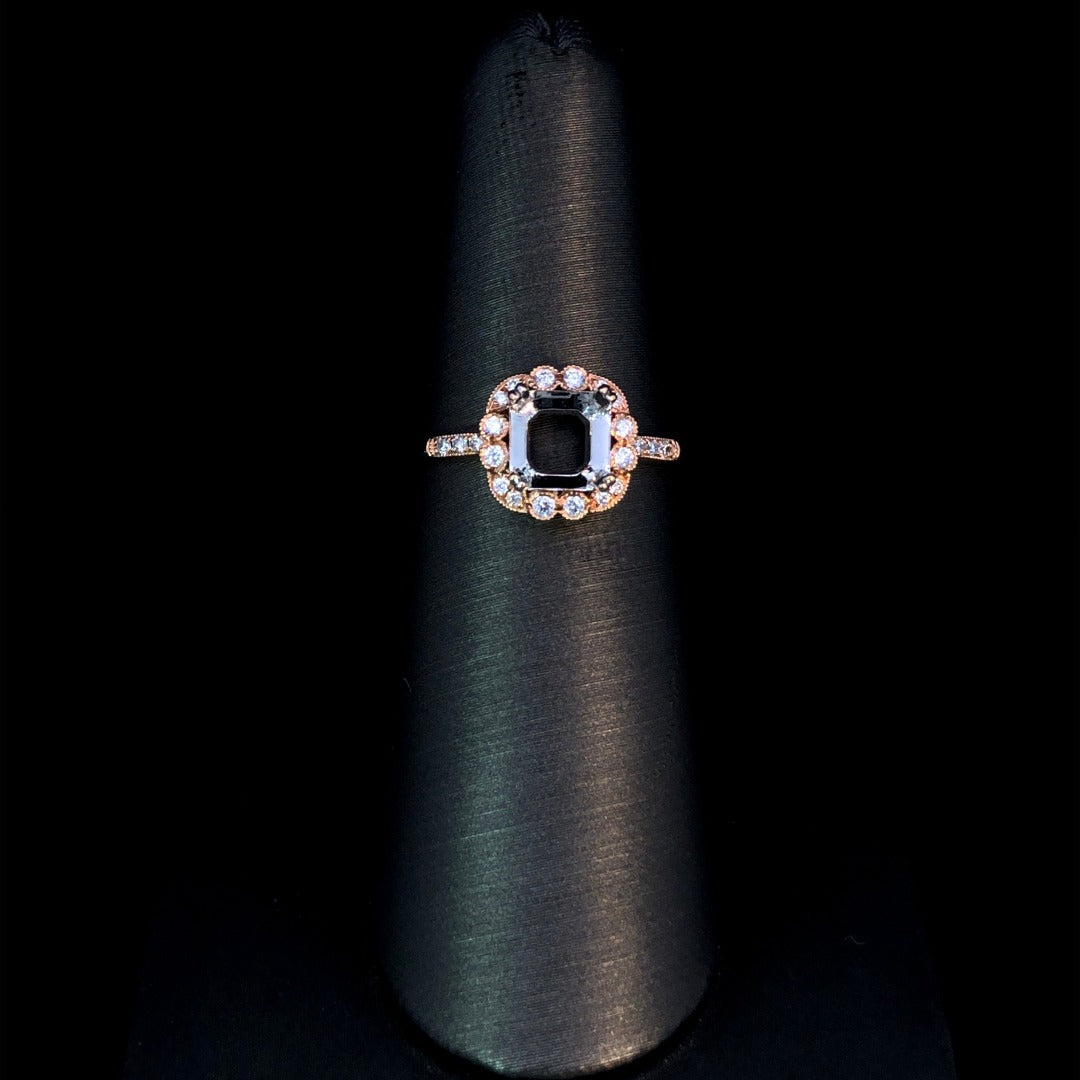 156188 - .17 ctw diamond semi mount