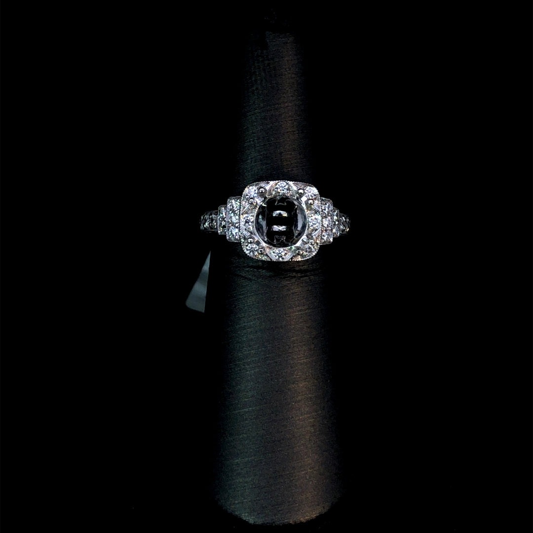 155270 - .70 ctw diamond semi mount