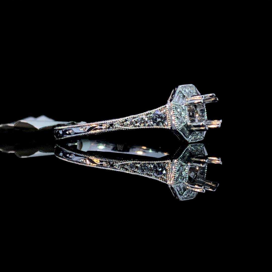 151769 - .29 ctw diamond semi mount