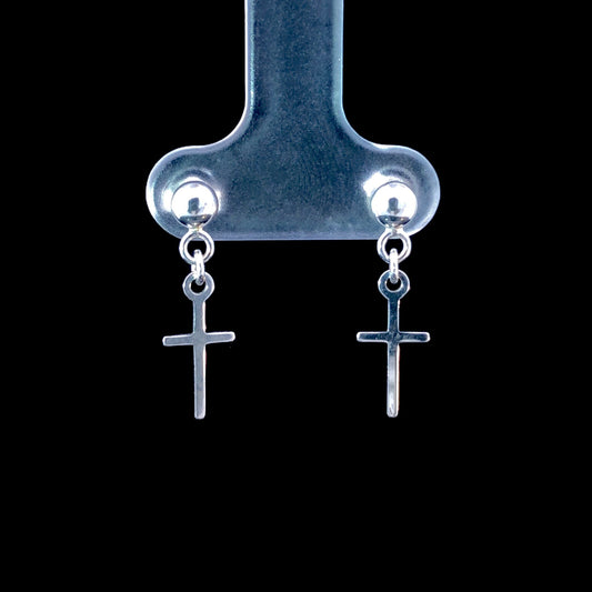 165527 - Gold cross earrings