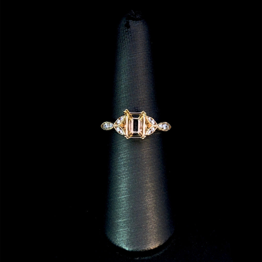 165641 - .19 ctw diamond semi mount