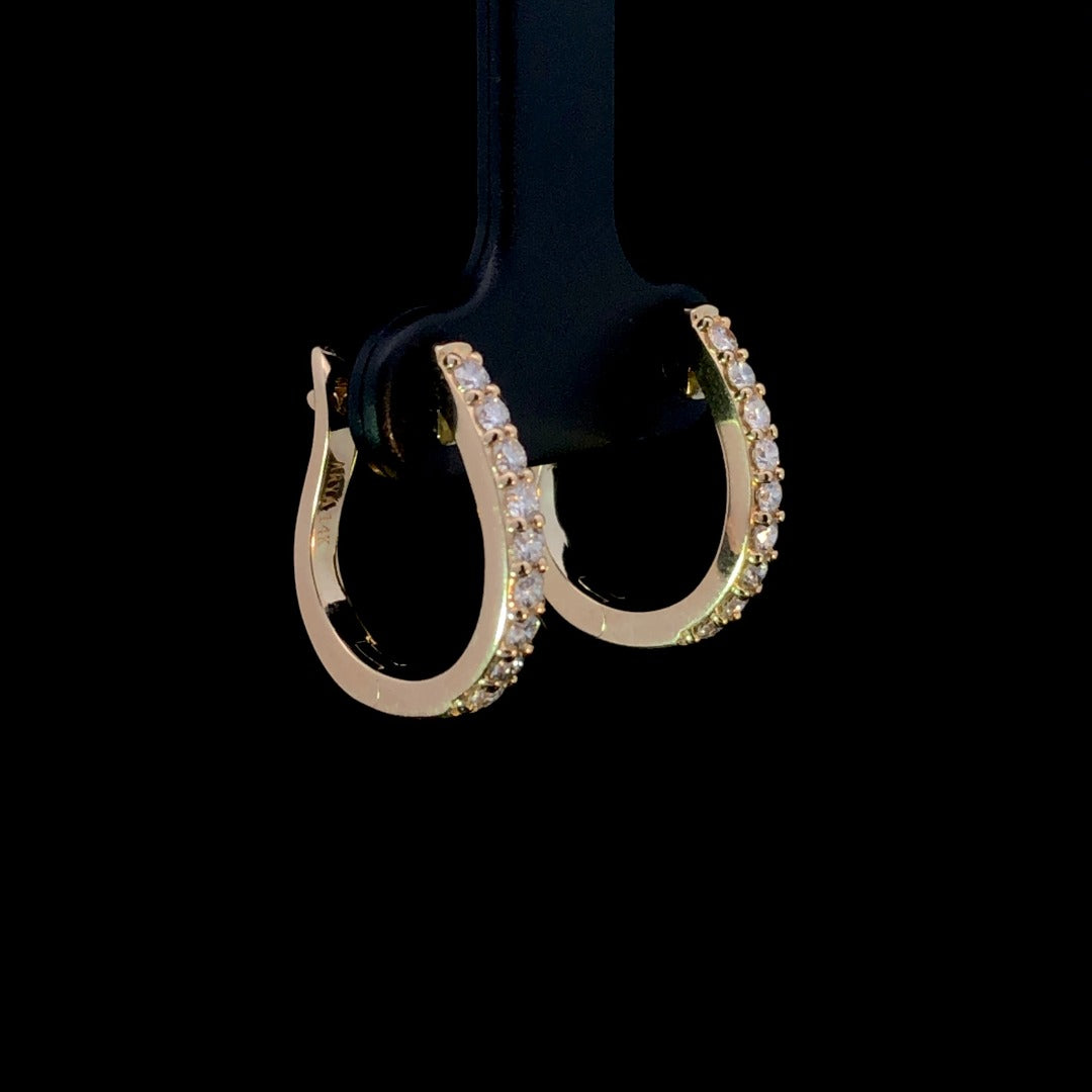 163612 - .50 ctw diamond hoops