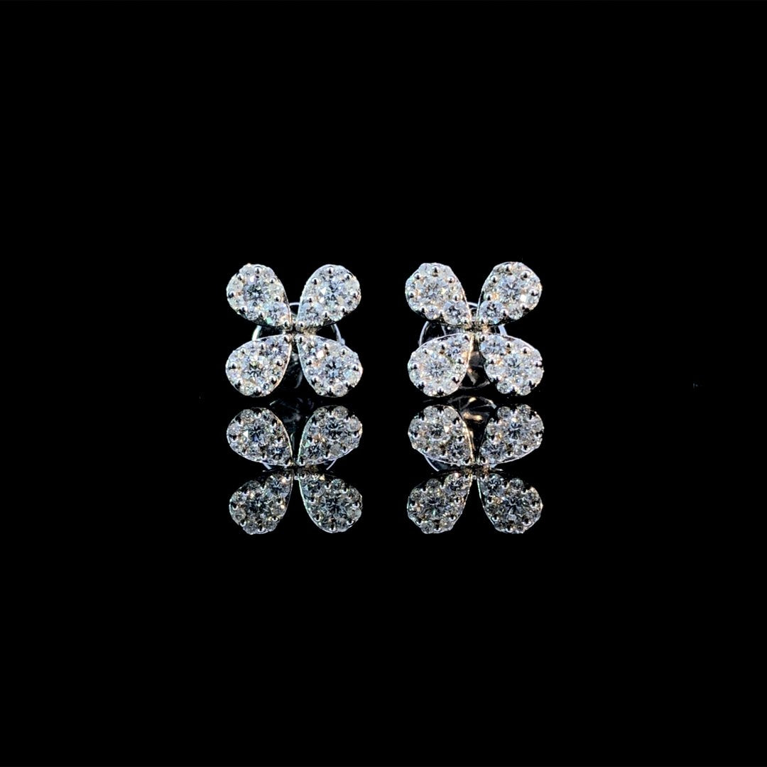 164268 - .65 ctw diamond earrings