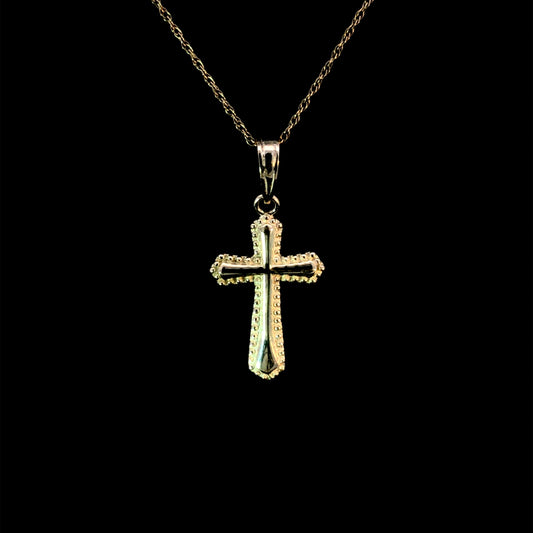 165682 - Gold cross pendant