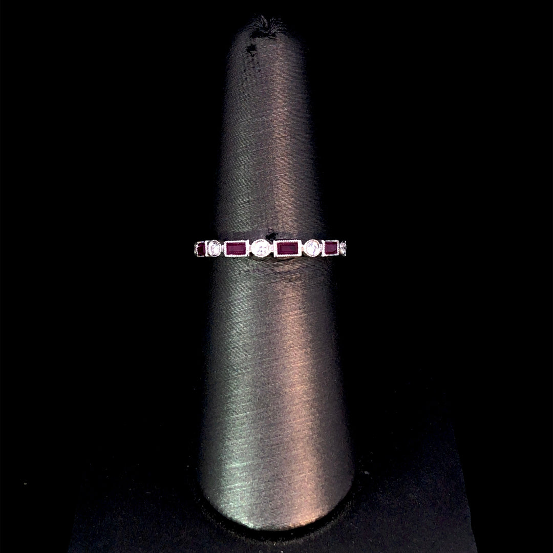 160101 - .47 ctw ruby and diamond ring