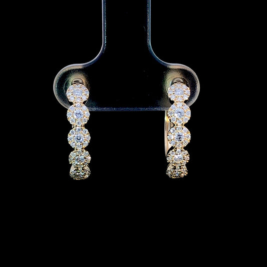 165420 - .50 ctw diamond hoops