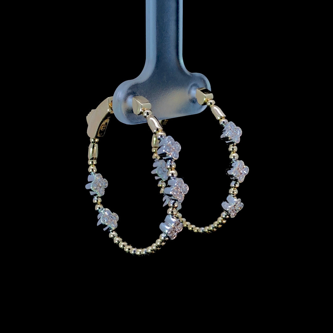 165017 - .52 ctw diamond earrings