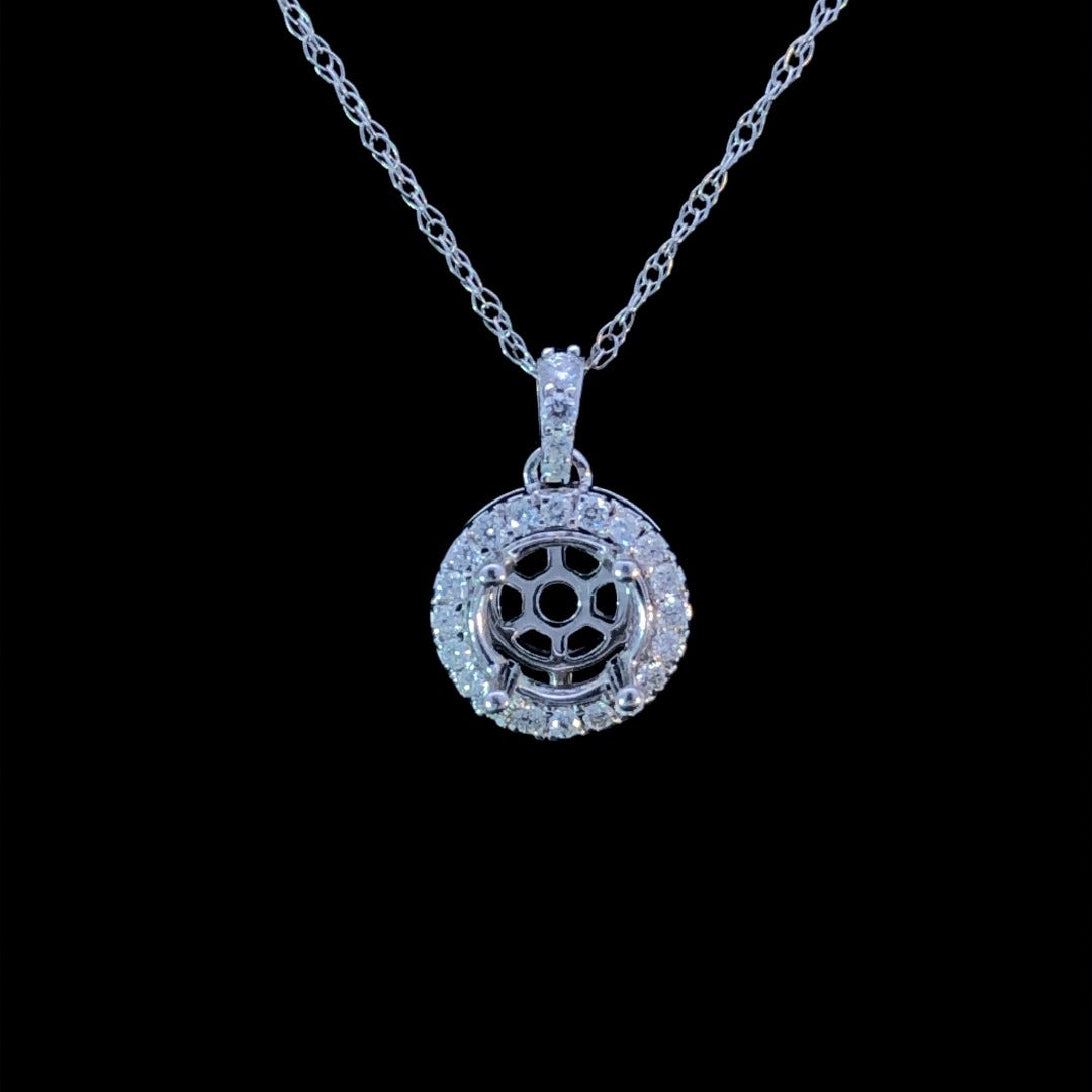 158066 - Diamond pendant