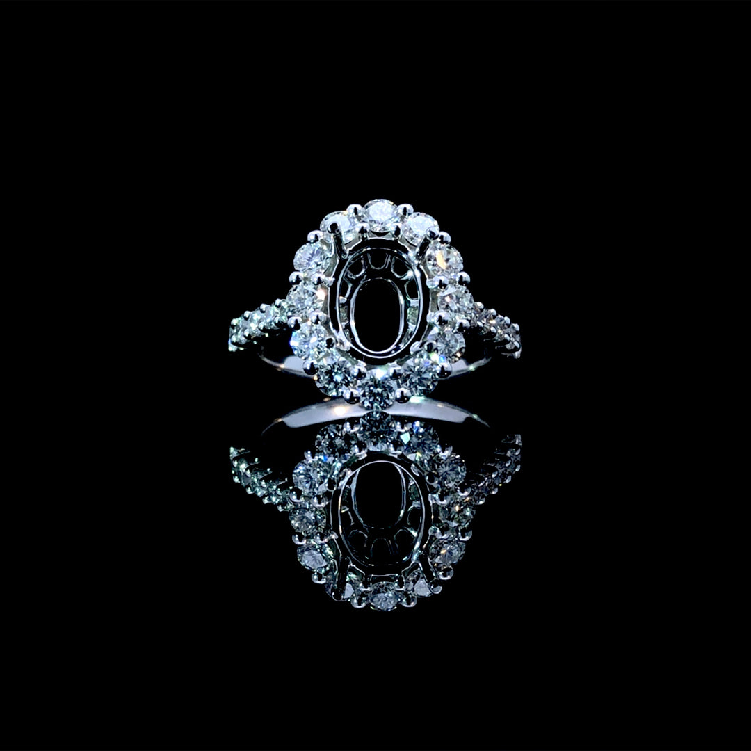 165069 - 1.19 ctw diamond semi mount