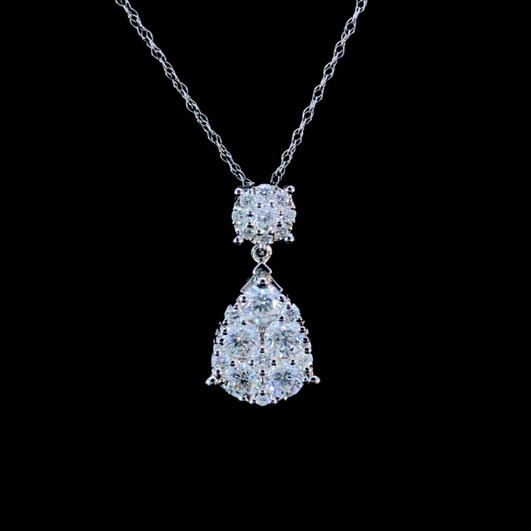 165429 - 1.50 ctw diamond pendant