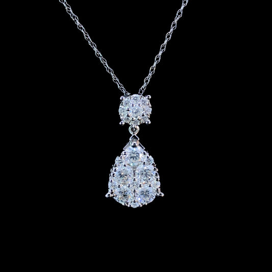 165429 - 1.50 ctw diamond pendant