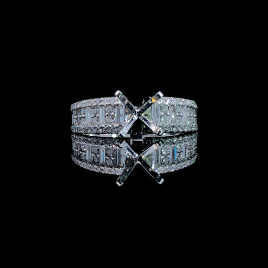 160655 - .80 ctw diamond semi mount