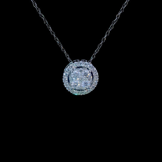 165433 - .50 ctw diamond pendant