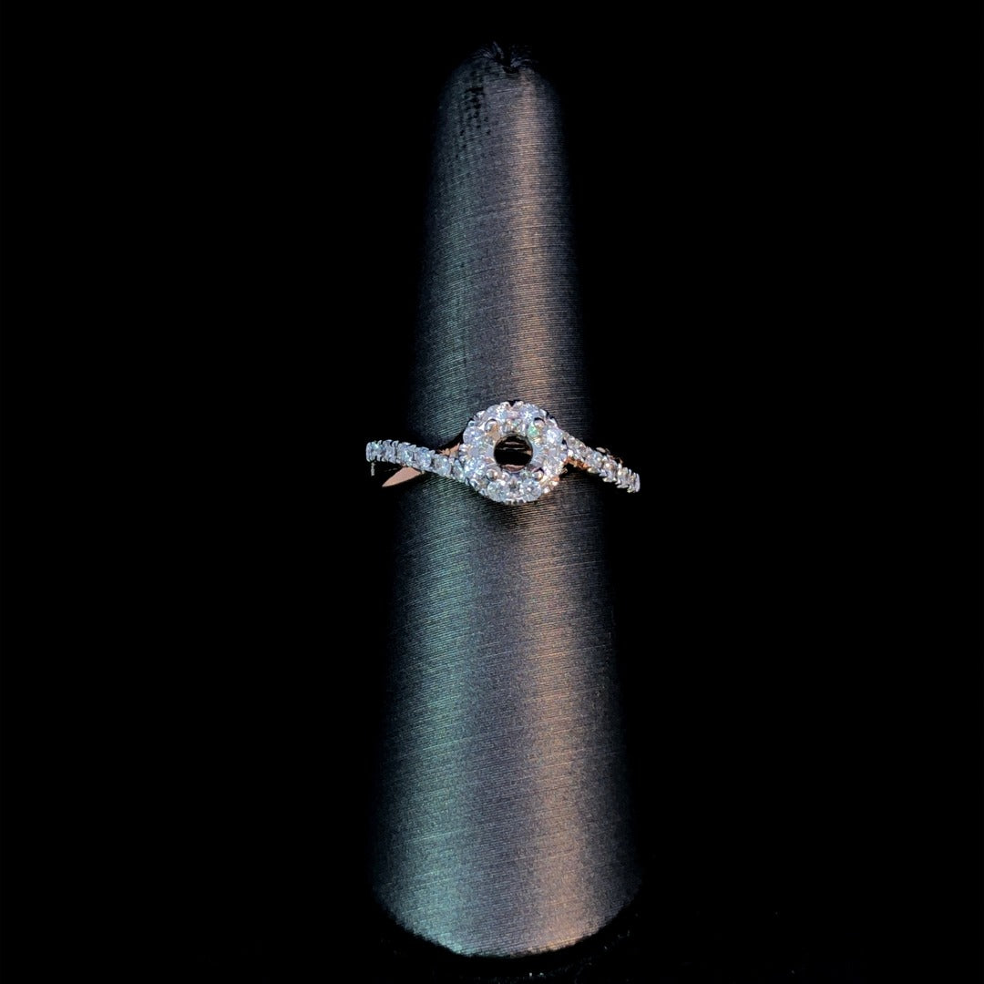 148082 - .30 ctw diamond semi mount