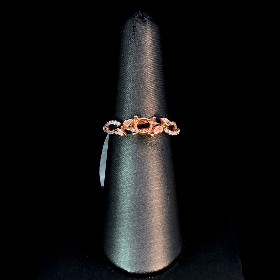 159994 - .13 ctw diamond semi mount
