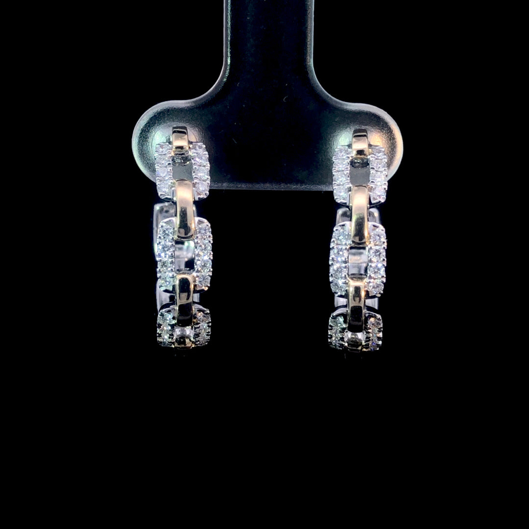 164992 - .41 ctw diamond earrings