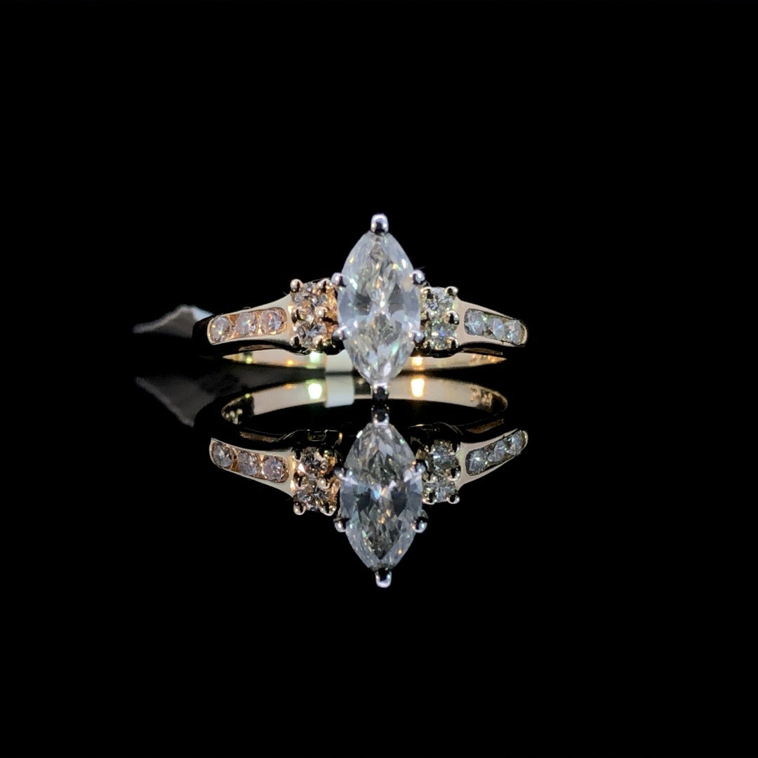 162043 - .92 ctw diamond ring