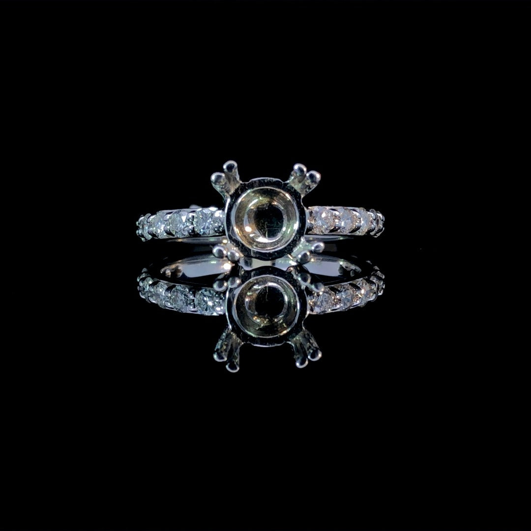 155172 - .70 ctw diamond semi mount