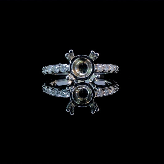 155172 - .70 ctw diamond semi mount