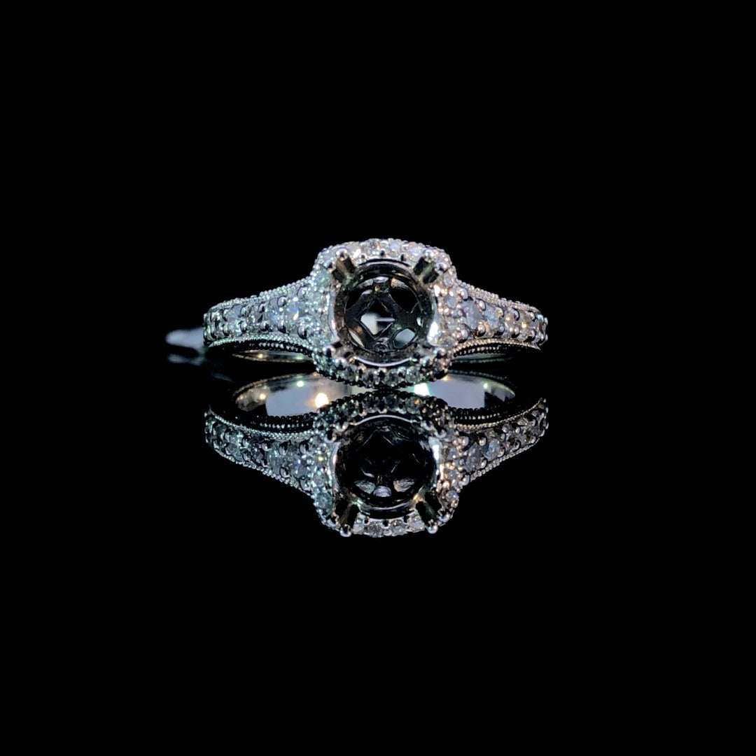 .50 ctw diamond semi mount