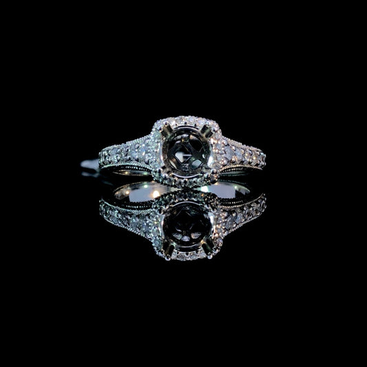 .50 ctw diamond semi mount