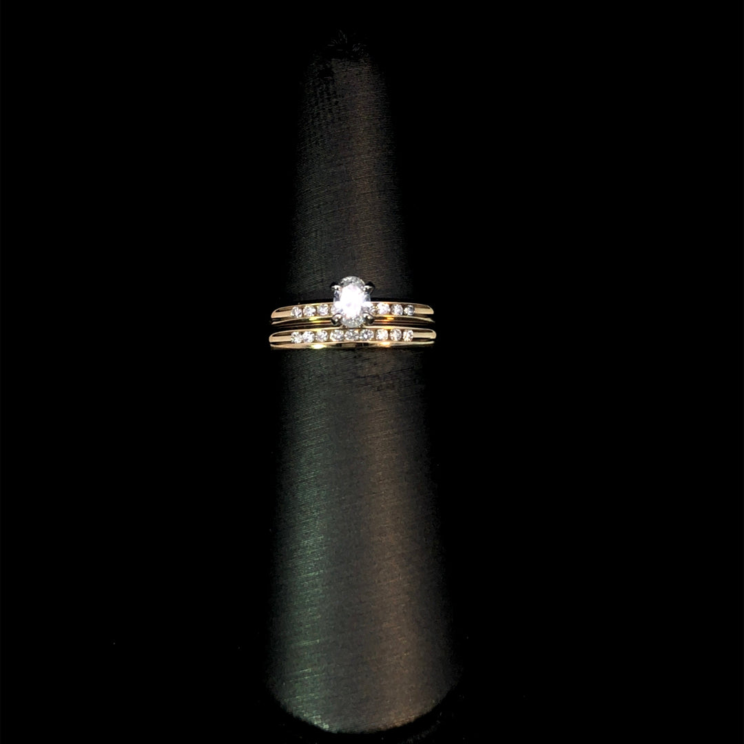 164798 - .40 ctw diamond wedding set