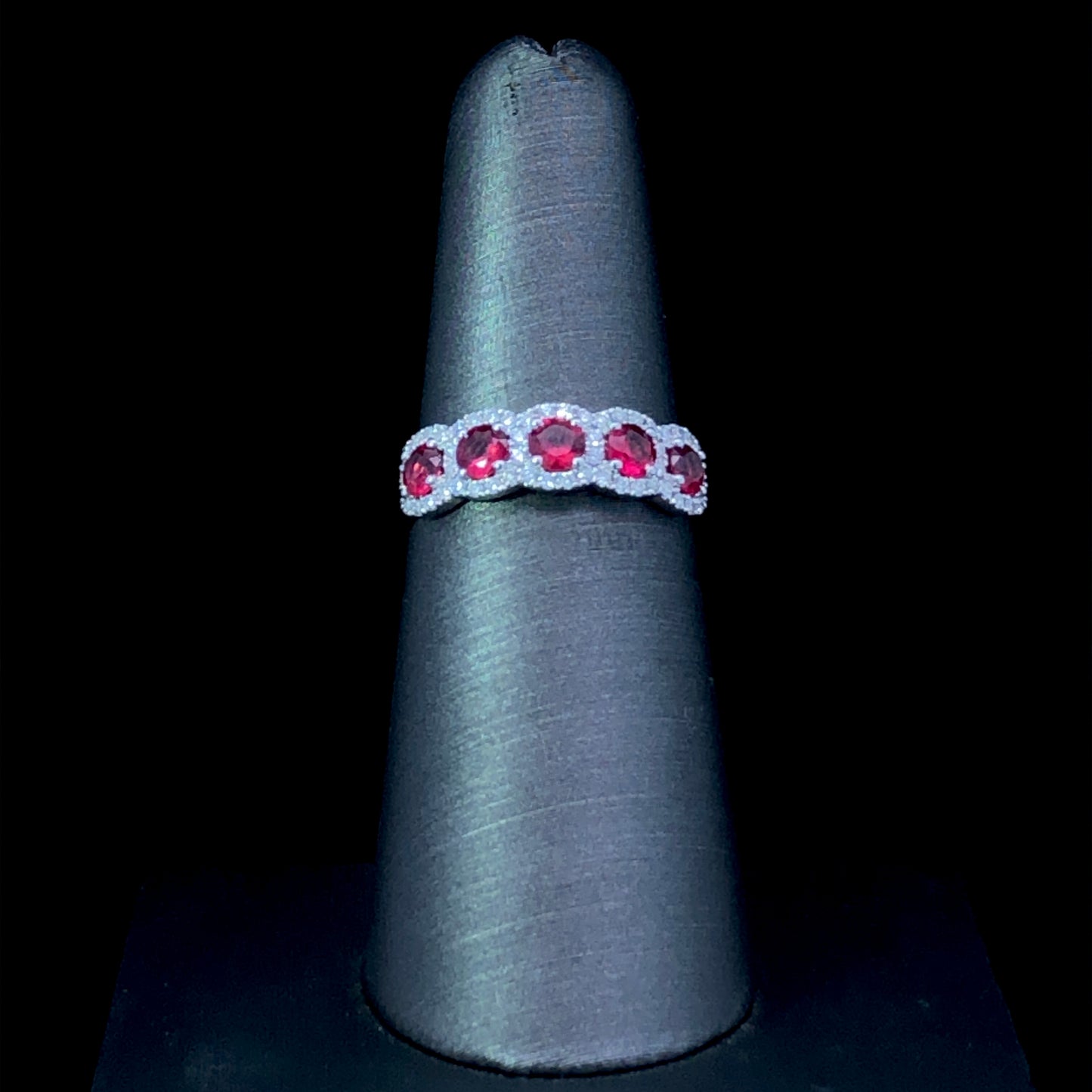 158786 - 1.20 ctw ruby and diamond ring