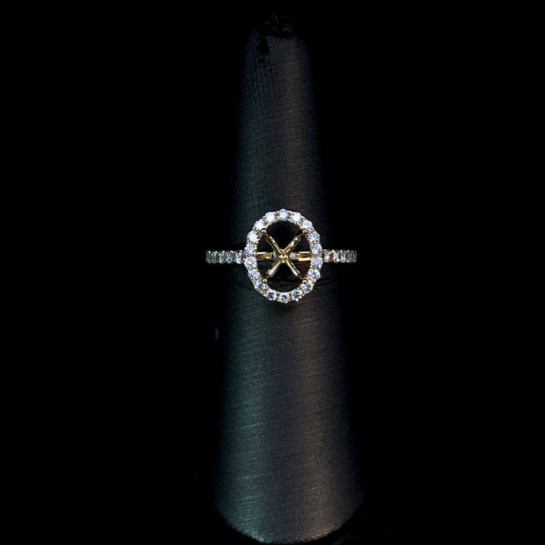 165408 - .50 ctw diamond semi mount