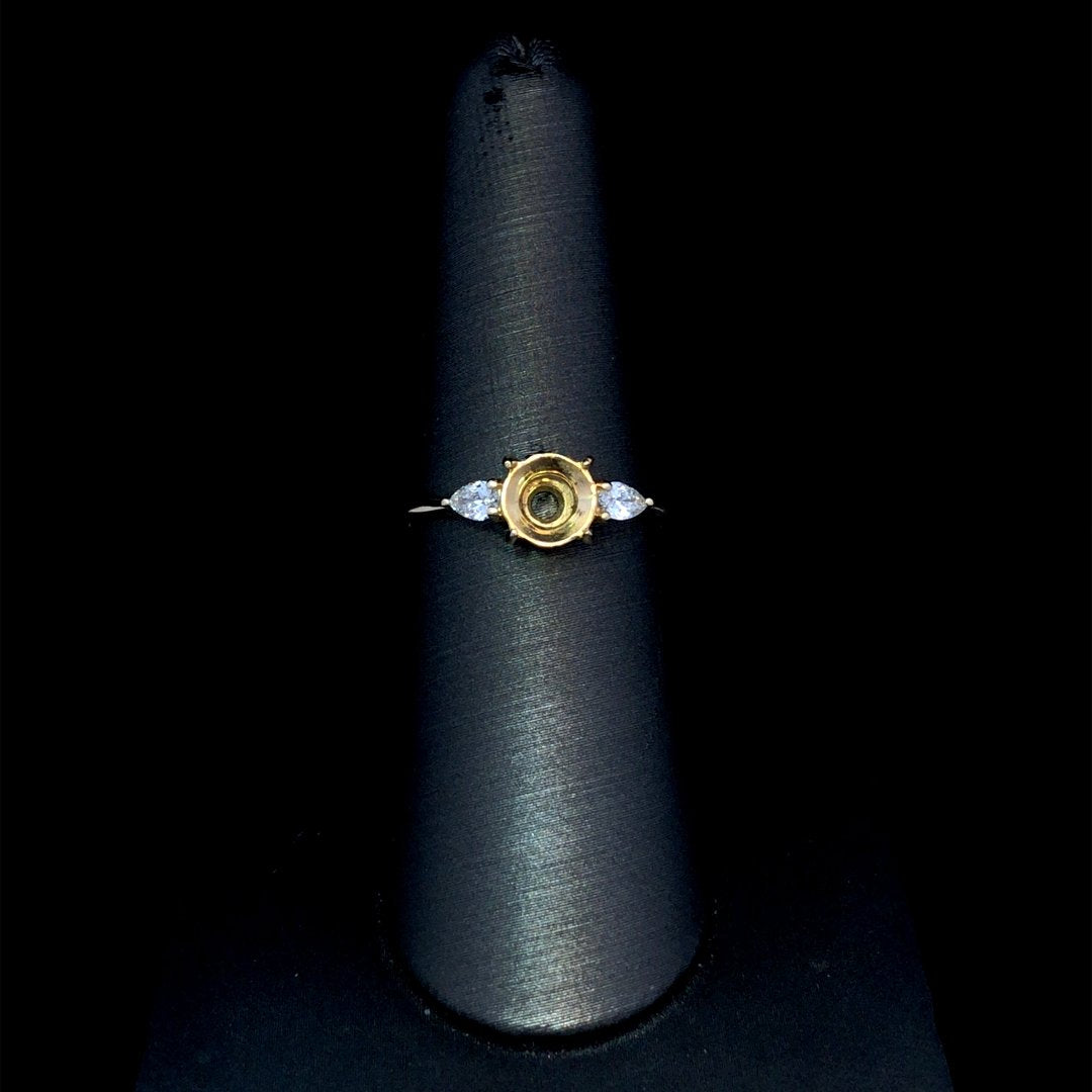 162533 - .24 ctw diamond semi mount