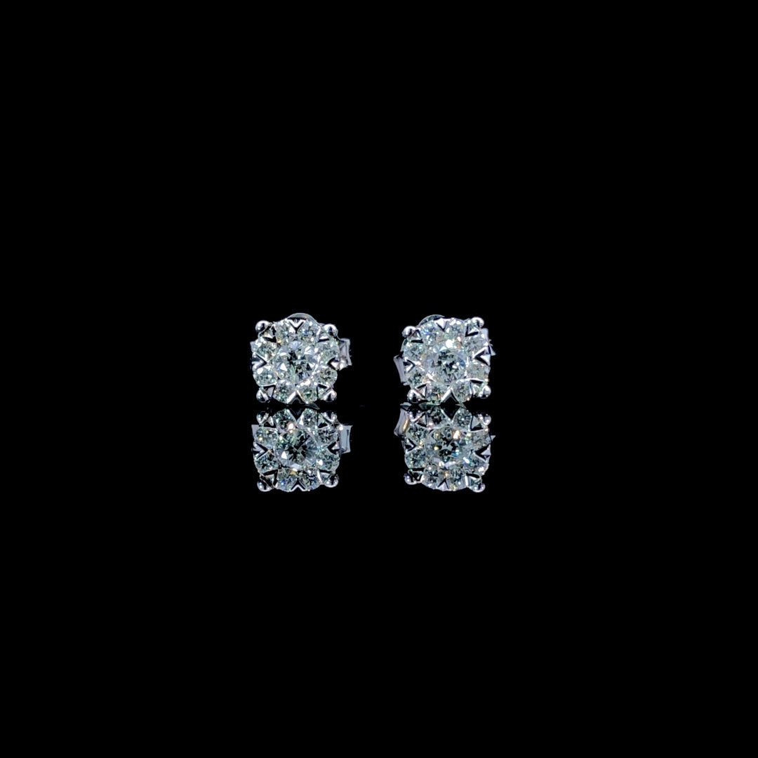 166565 . 27 ctw diamond studs