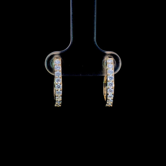 165415 - .50 ctw diamond hoops