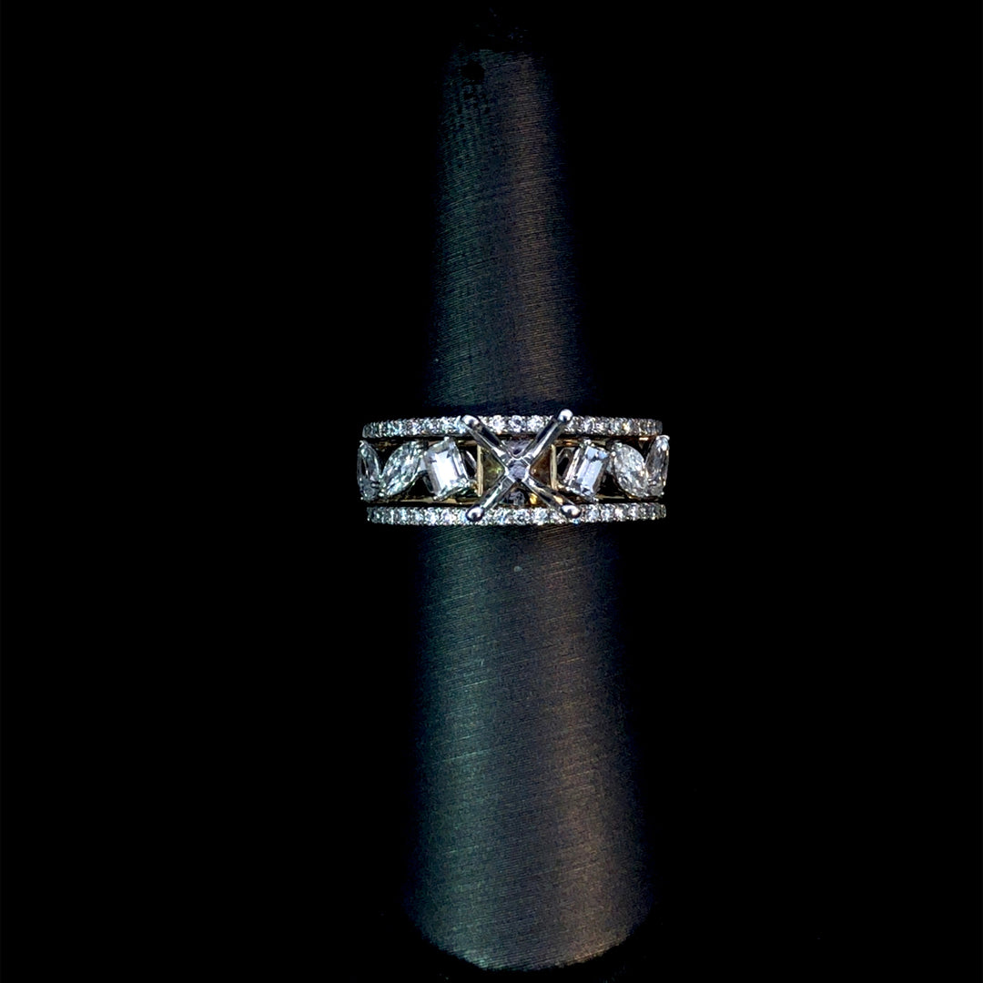 164984 - 1.05 ctw diamond semi mount
