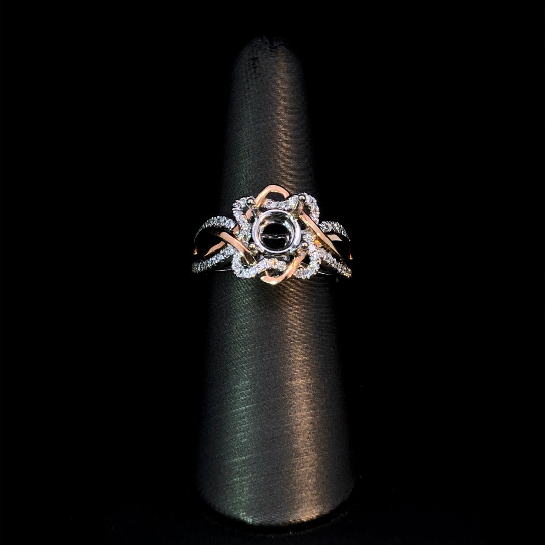 150188 - .31 ctw diamond semi mount