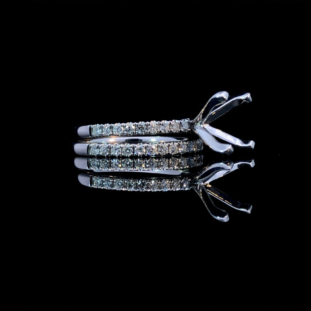 159900 - .30 ctw diamond semi mount