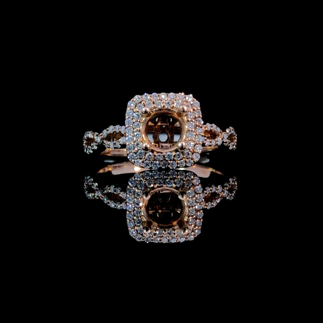 155178 - .41 ctw diamond semi mount