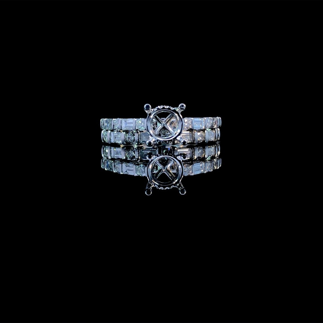 164205 - .61 ctw diamond semi mount