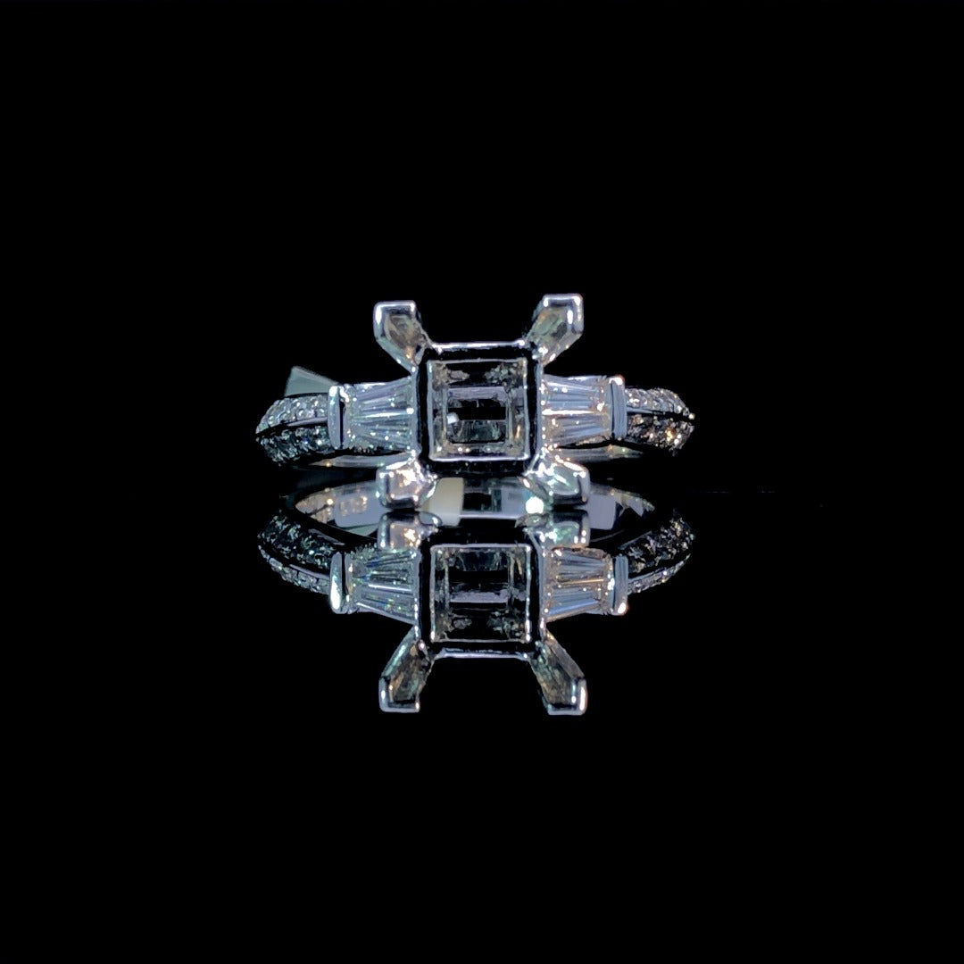 127115 - .43 ctw diamond semi mount